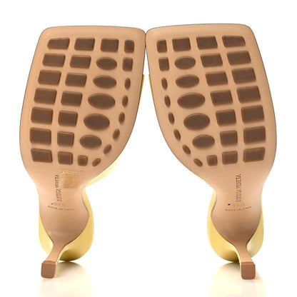 Bottega Veneta Lambskin Stretch Mule Sandals 39.5 Pear 6 of 8