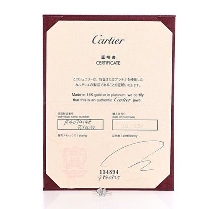 Cartier 18K White Gold Diamond Caresse D'Orchidees Par Ring 48 4.5 7 of 7