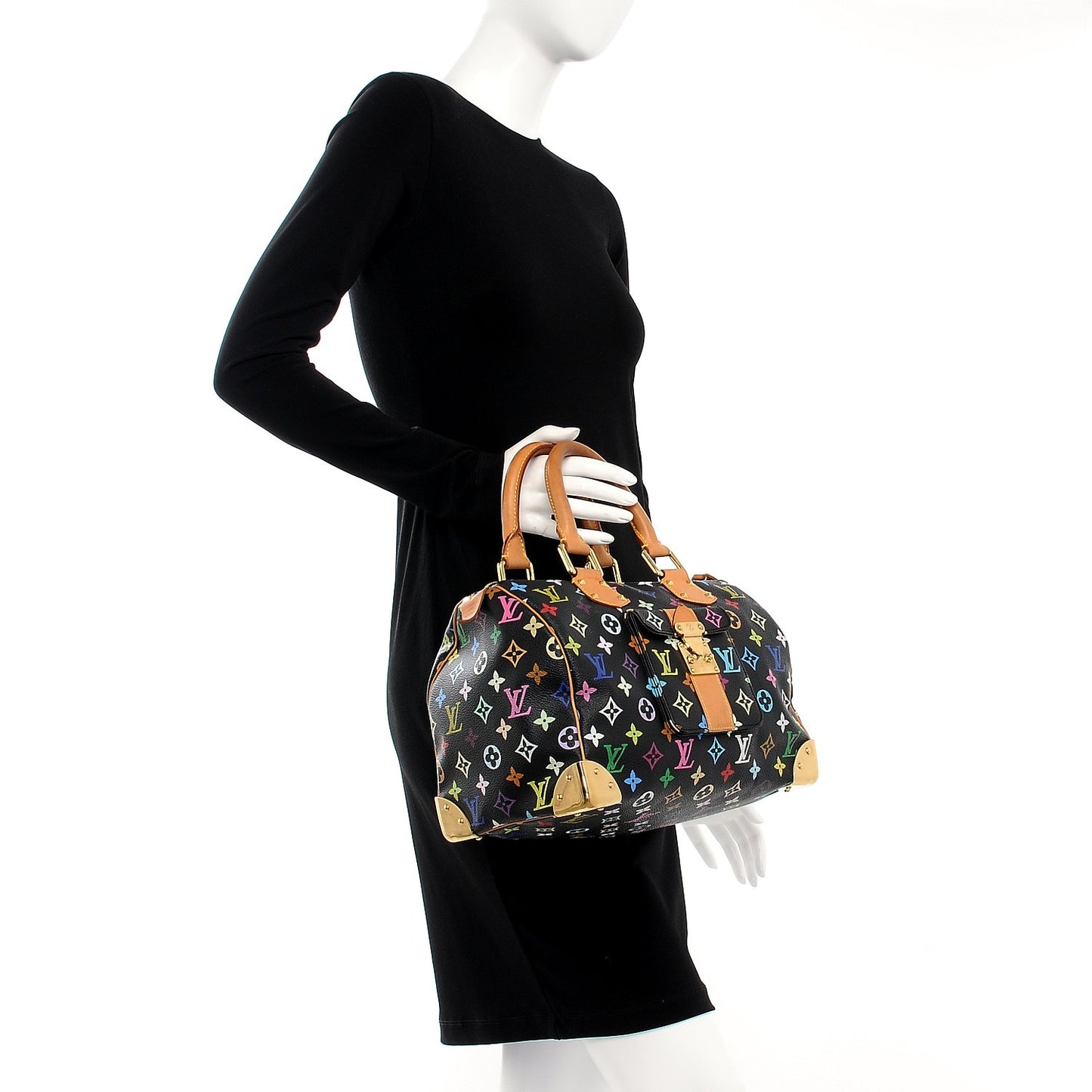 Monogram Multicolor Speedy 30 Black