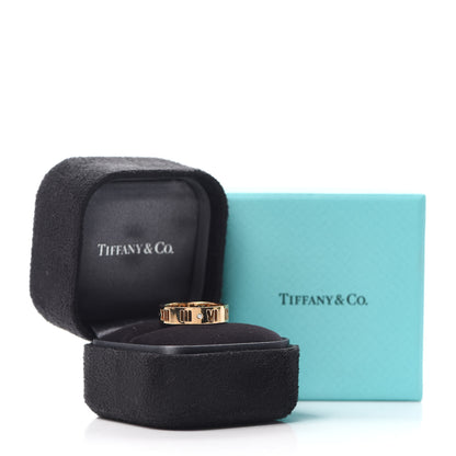 Tiffany 18K Rose Gold Diamond Wide Atlas Pierced Ring 51 5.75 5 of 5