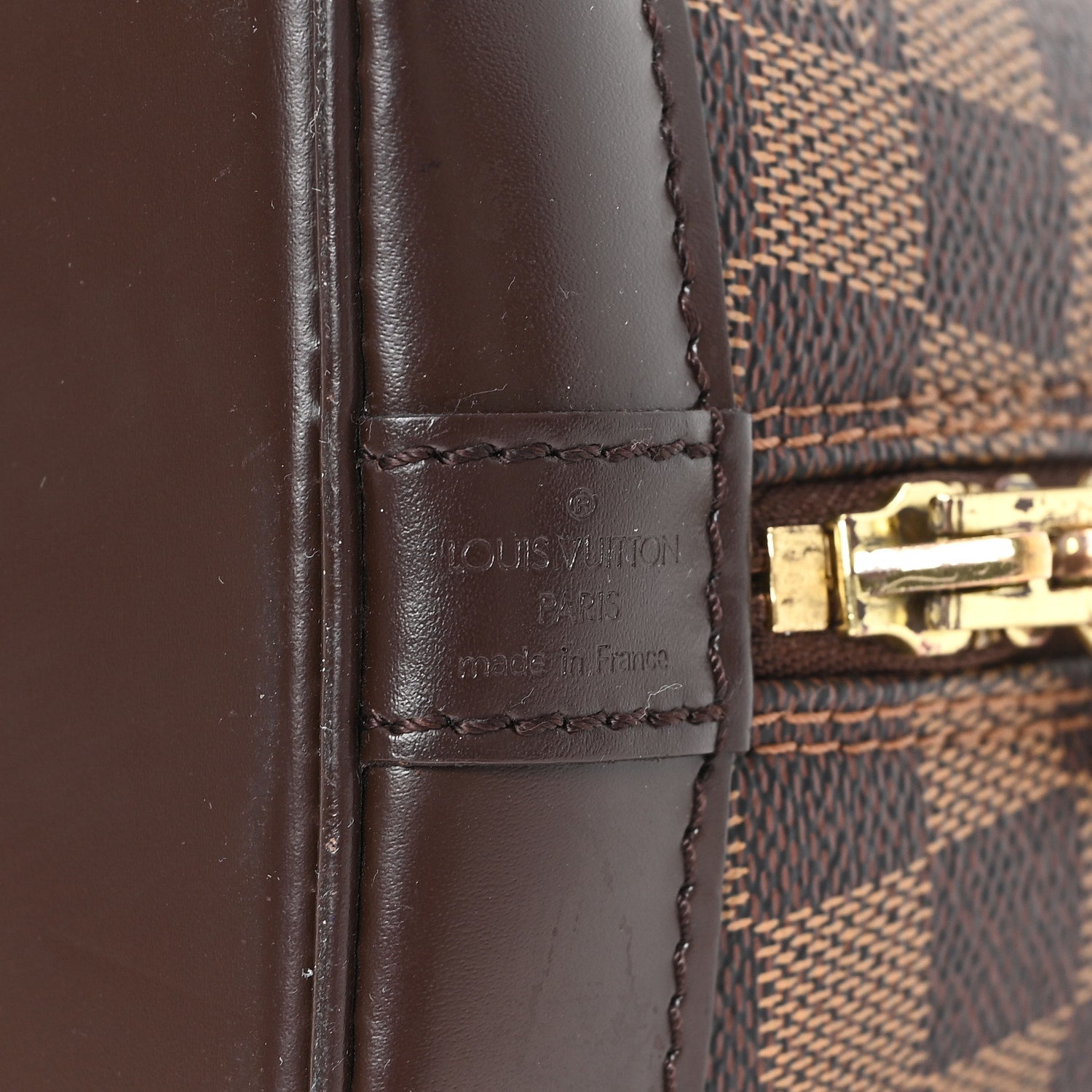 Louis Vuitton Damier Ebene Alma PM 6 of 10