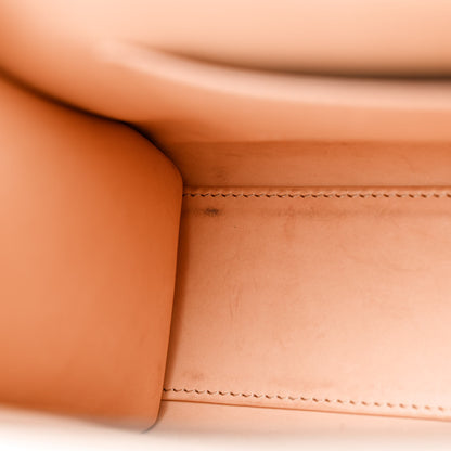 Moynat Carat Calfskin Bicolor Gabrielle PM Peche Powder 7 of 10