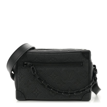 Louis Vuitton Taurillon Monogram Mini Soft Trunk Black 1 of 10