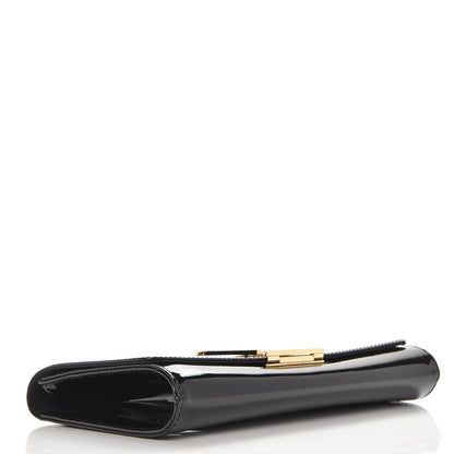 Louis Vuitton Patent Louise Clutch Black 4 of 7