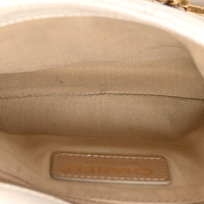 Chanel Calfskin Quilted Small Enchained Flap White 5 of 17