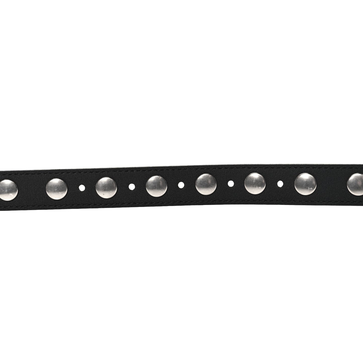 Calfskin Slim Studded Belt 85 34 Black