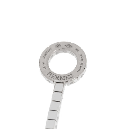 Hermes 18K White Gold Diamond Finesse Link Bracelet XS 4 of 5
