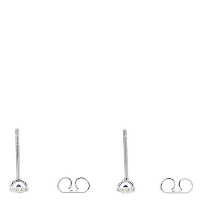 Tiffany Platinum Blue Sapphire .22ctw Color By The Yard Earrings 3 of 5