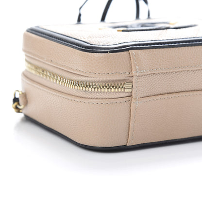 Chanel Caviar Quilted Small CC Filigree Vanity Case Beige Black 9 of 14