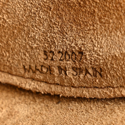 Loewe Grained Calfskin Mini Gate Crossbody Bag Caramel Pecan 6 of 10