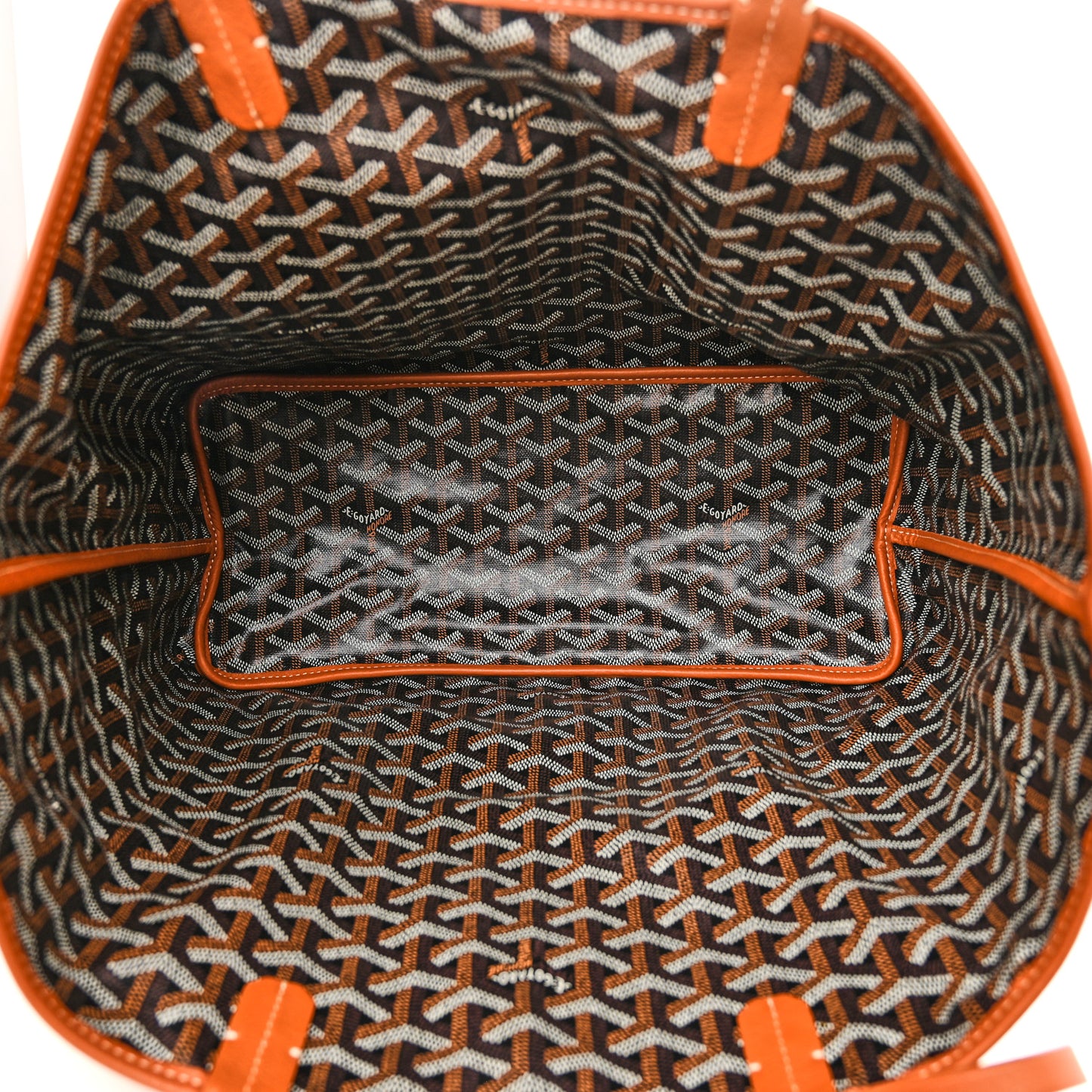 Goyardine Reversible Anjou PM Black Gold