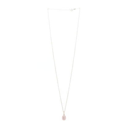 Tiffany Sterling Silver Pearl Drop Pendant Necklace 3 of 8