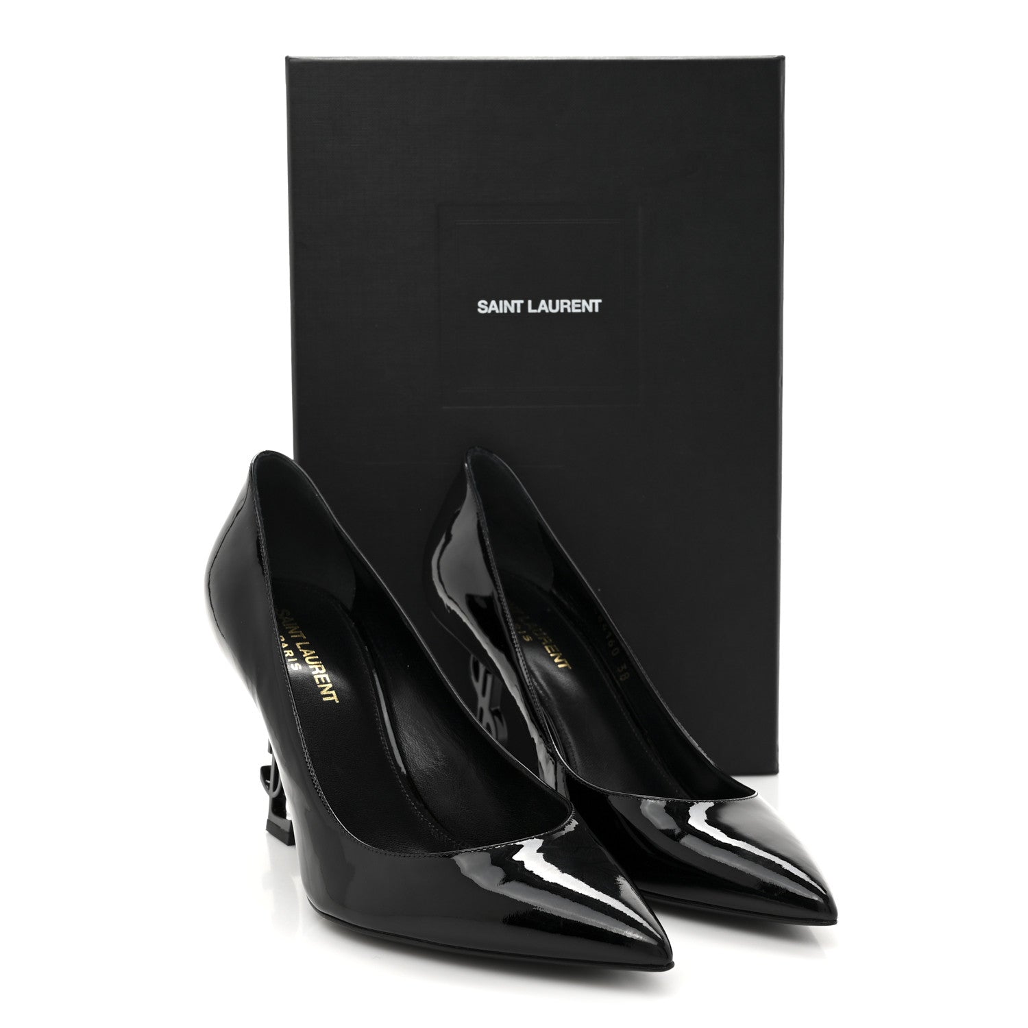 Saint Laurent Patent Opyum 85 Pumps 38 Black 10 of 10