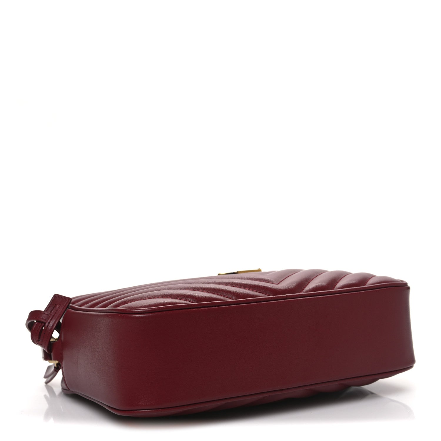 Saint Laurent Calfskin Matelasse Monogram Lou Camera Bag Opyum Red 4 of 12