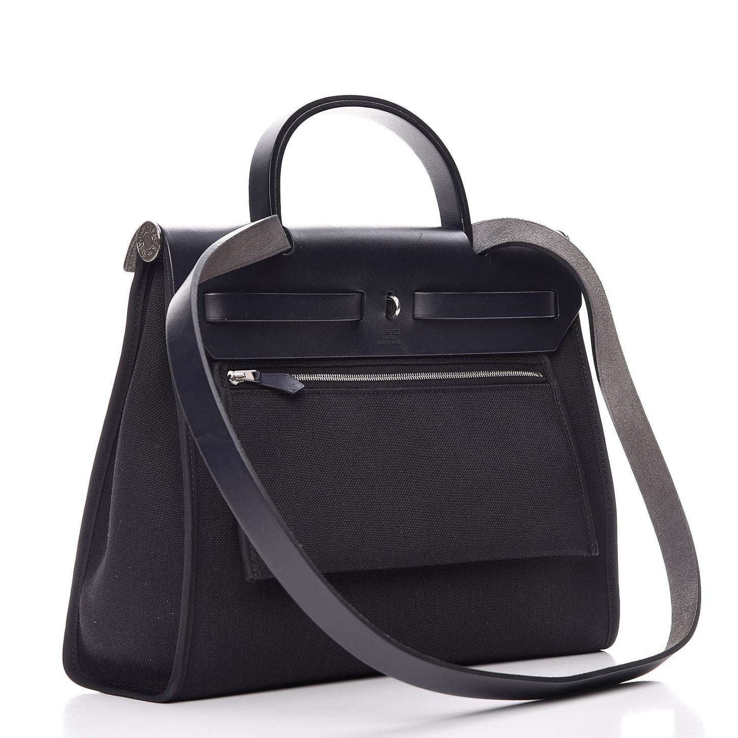 Toile Barenia Herbag Zip 31 PM Bleu Marine