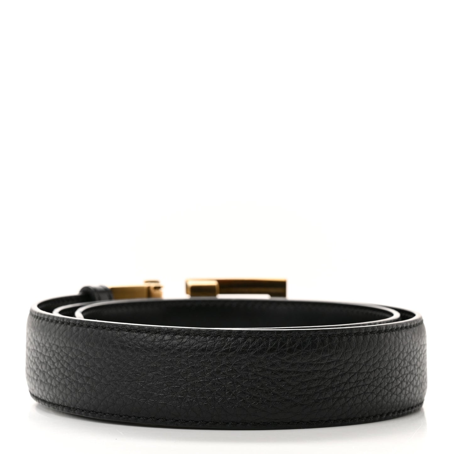Cuoio Romano FF Buckle Belt 120 48 Black