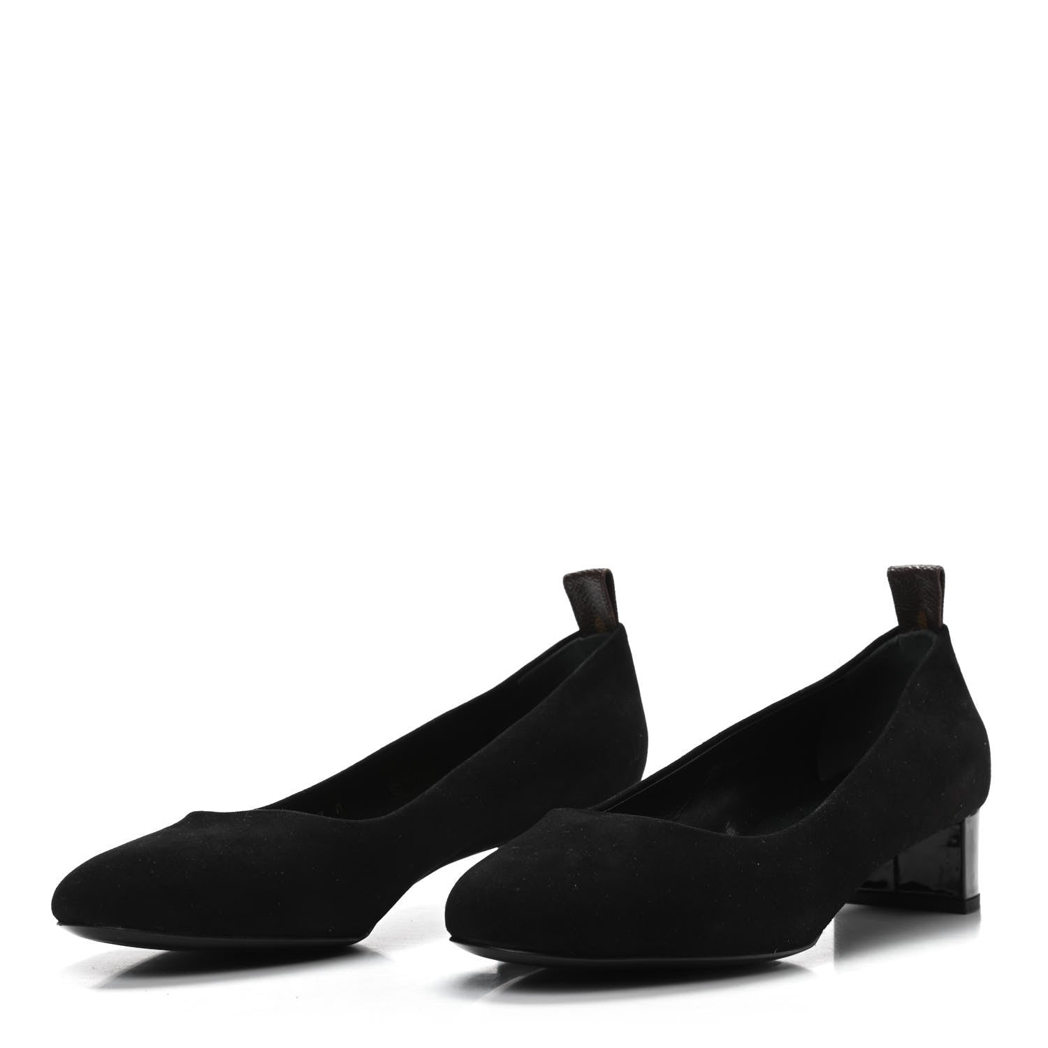 Louis Vuitton Suede Uniformes Pump 39 Black 3 of 8