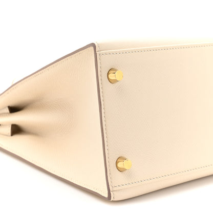 Hermes Epsom Kelly Sellier 28 Craie 10 of 13