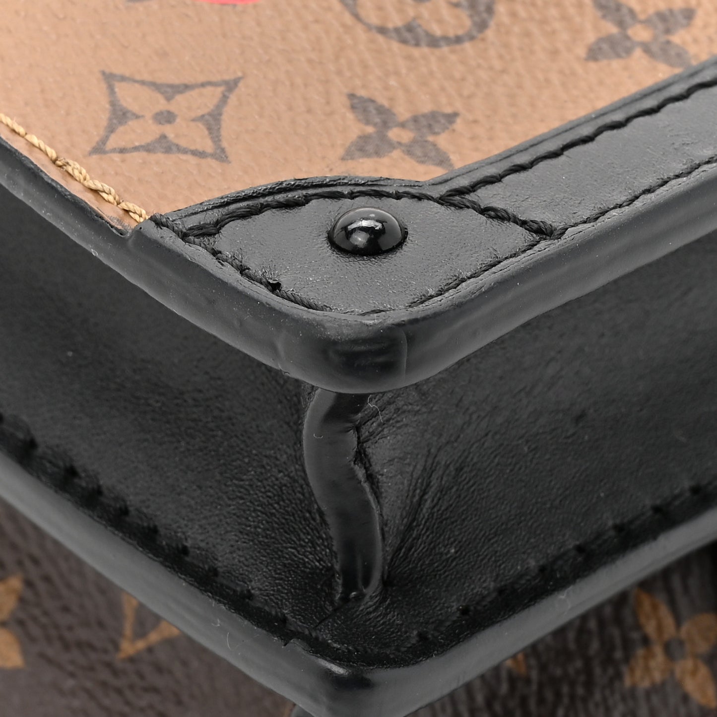 Reverse Monogram Trunk Clutch