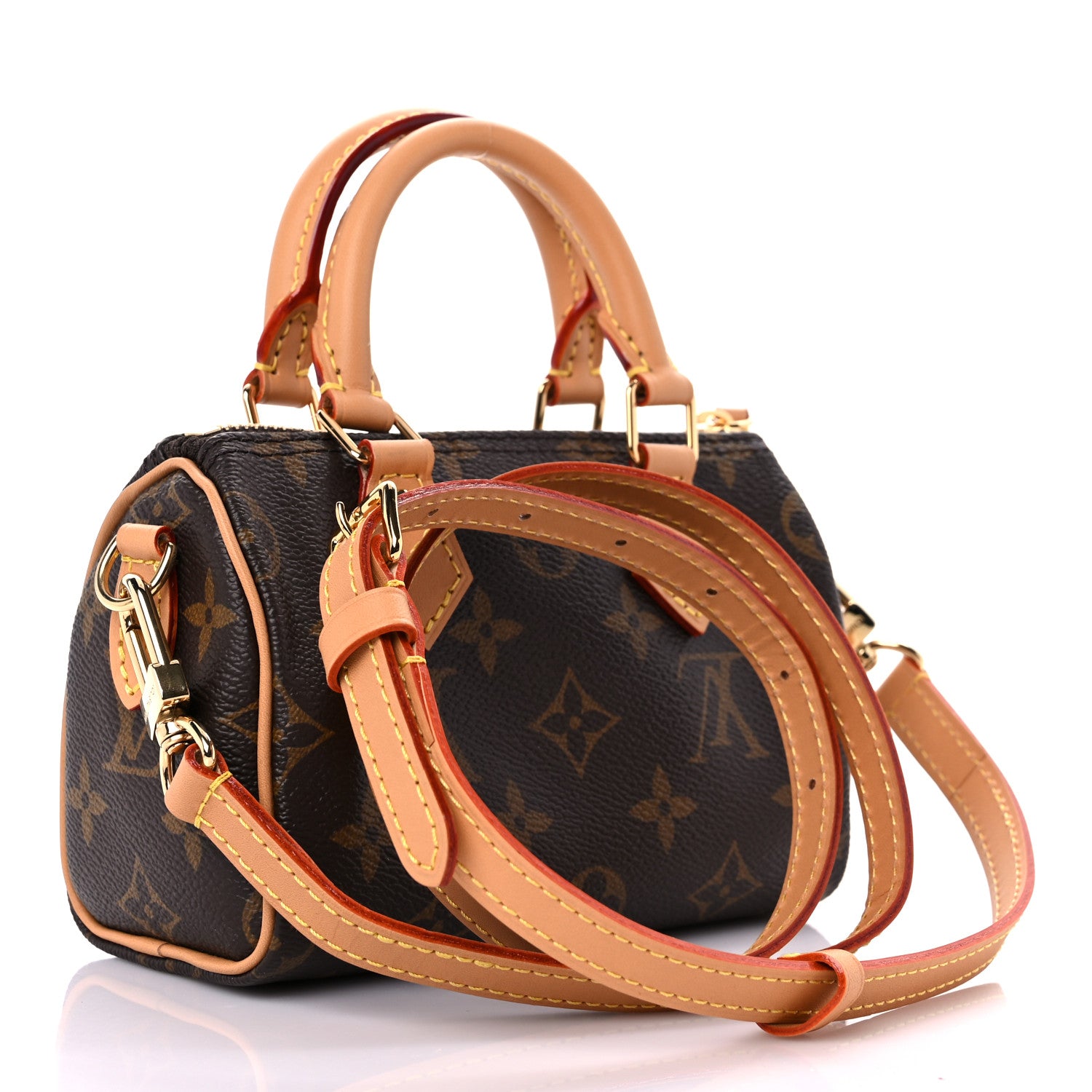 Louis Vuitton Monogram Nano Speedy Bandouliere 3 of 10