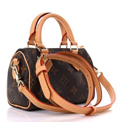 Louis Vuitton Monogram Nano Speedy Bandouliere 3 of 10