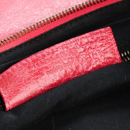 Balenciaga Chevre Classic Hardware Flat Handle Clutch Rose 7 of 7