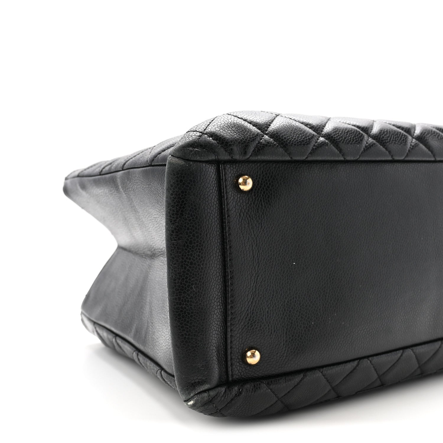 Chanel Caviar Quilted XL Grand Shopping Tote GST Black 9 of 10