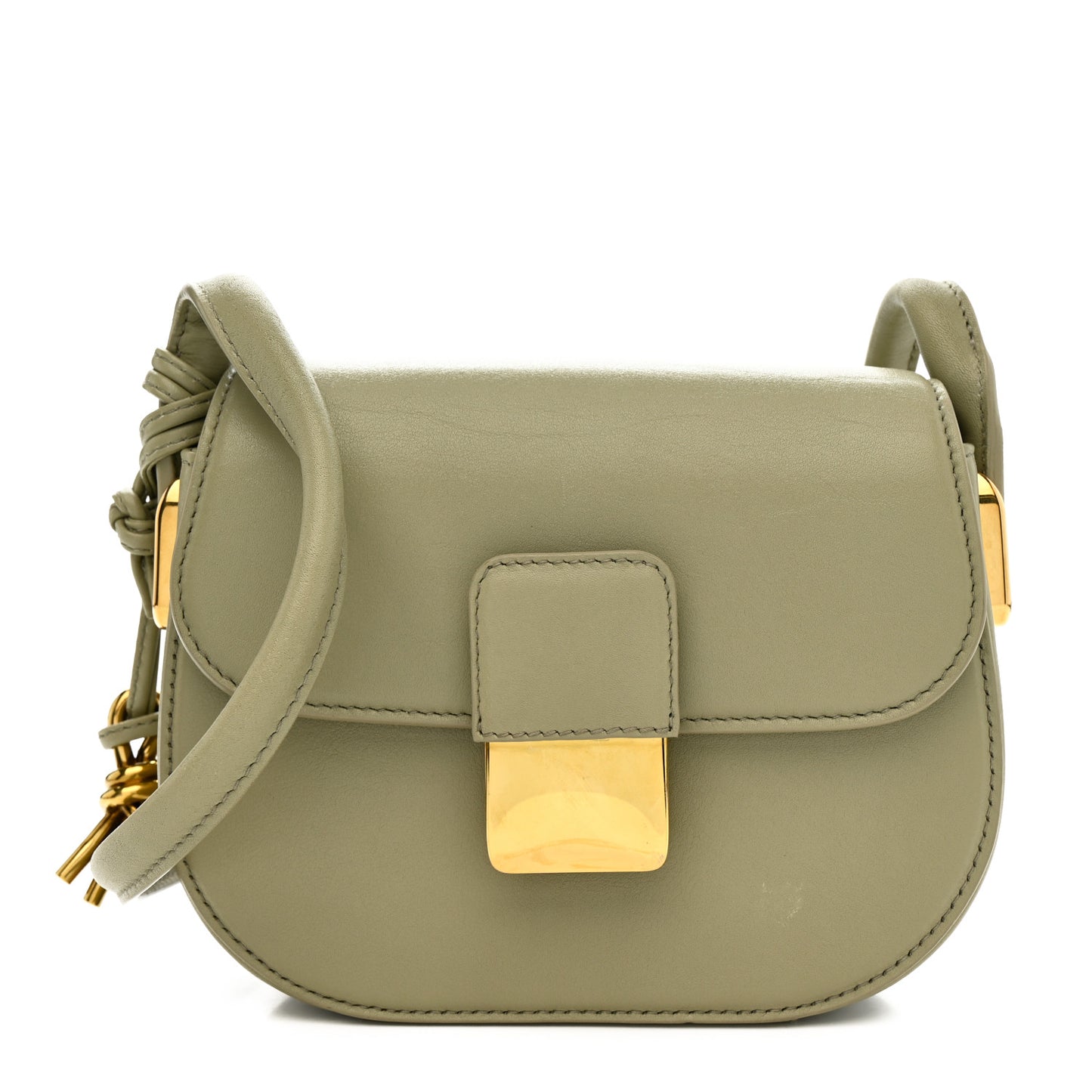 Calfskin Mini Desiree Crossbody Bag Travertine