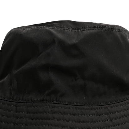Prada Re-Nylon Metal Triangle Logo Womens Bucket Hat S Black 11 of 11