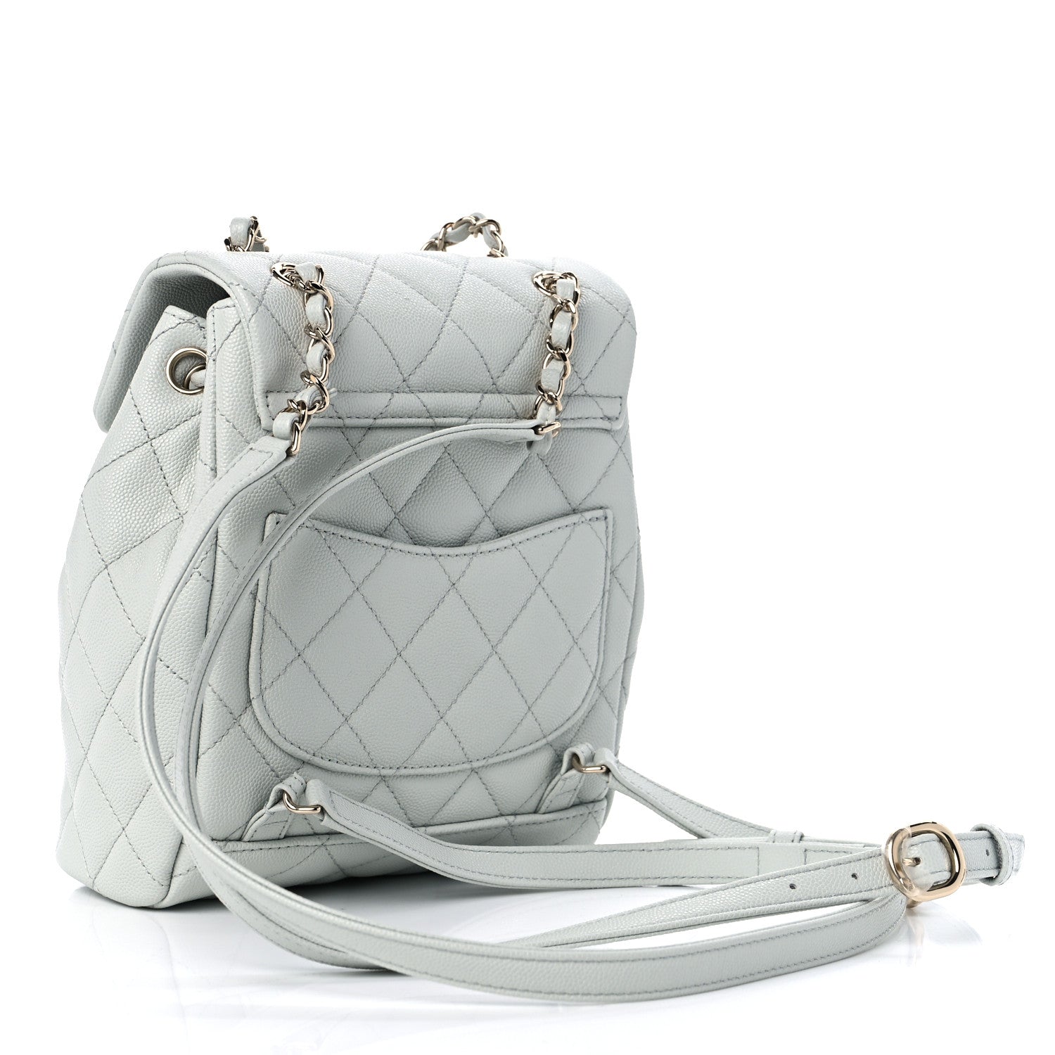 Chanel Caviar Quilted Mini Urban Spirit Backpack Light Blue 2 of 9