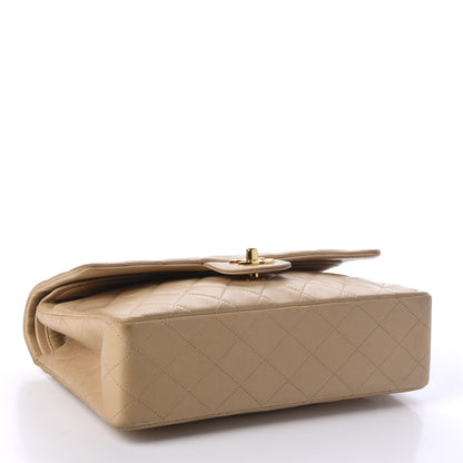 Chanel Lambskin Quilted Medium Double Flap Beige 4 of 13