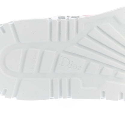 Christian Dior Nylon Mesh Dior Addict D Chess Dioramour Low Top Sneakers 40 White Multicolor 8 of 8