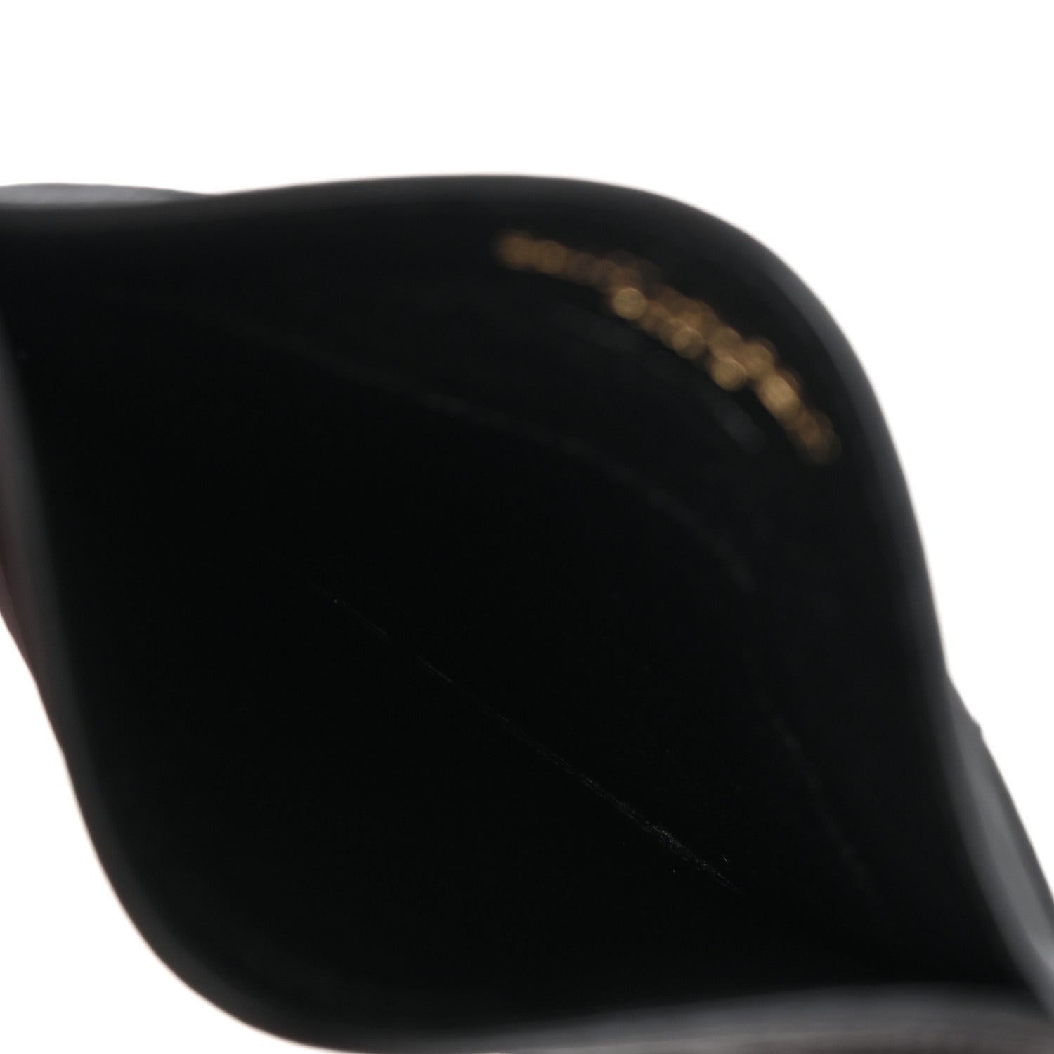 Saint Laurent Grain De Poudre Matelasse Chevron Monogram Credit Card Case Black 5 of 10