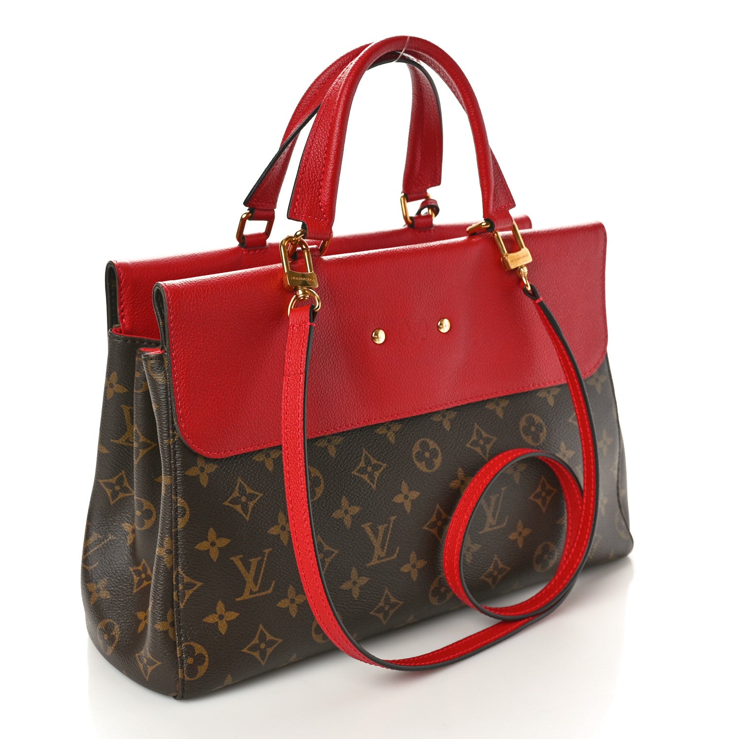 ヴィトン Louis Vuitton Iridescent Ostrich Capucines East West Mini White