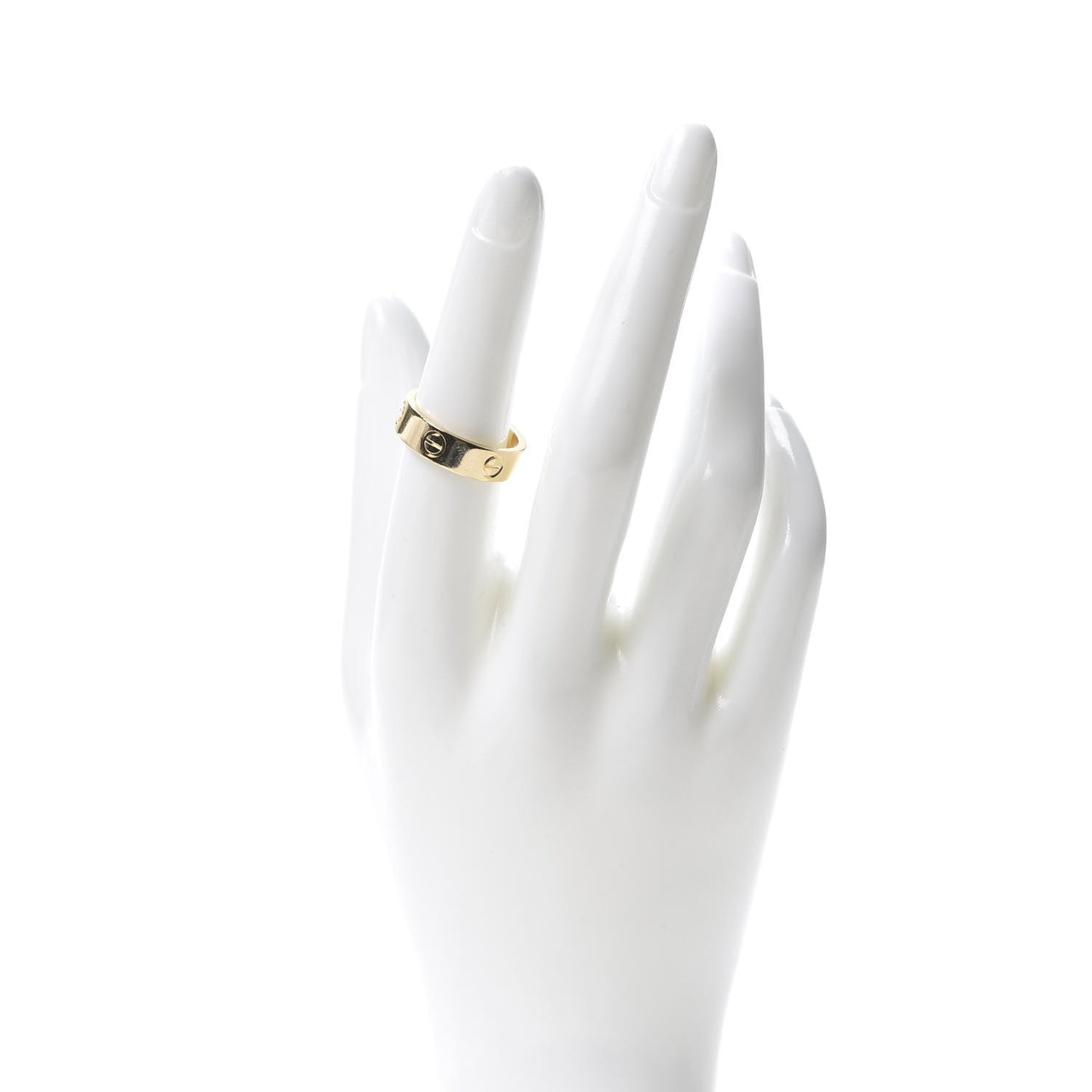 18K Yellow Gold 5.5mm LOVE Ring 54 6.75