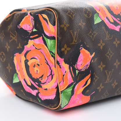 Louis Vuitton Monogram Roses Speedy 30 8 of 16