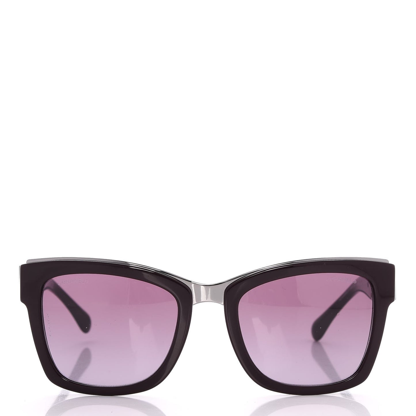 Square Chain Sunglasses 5362-Q-A Burgundy