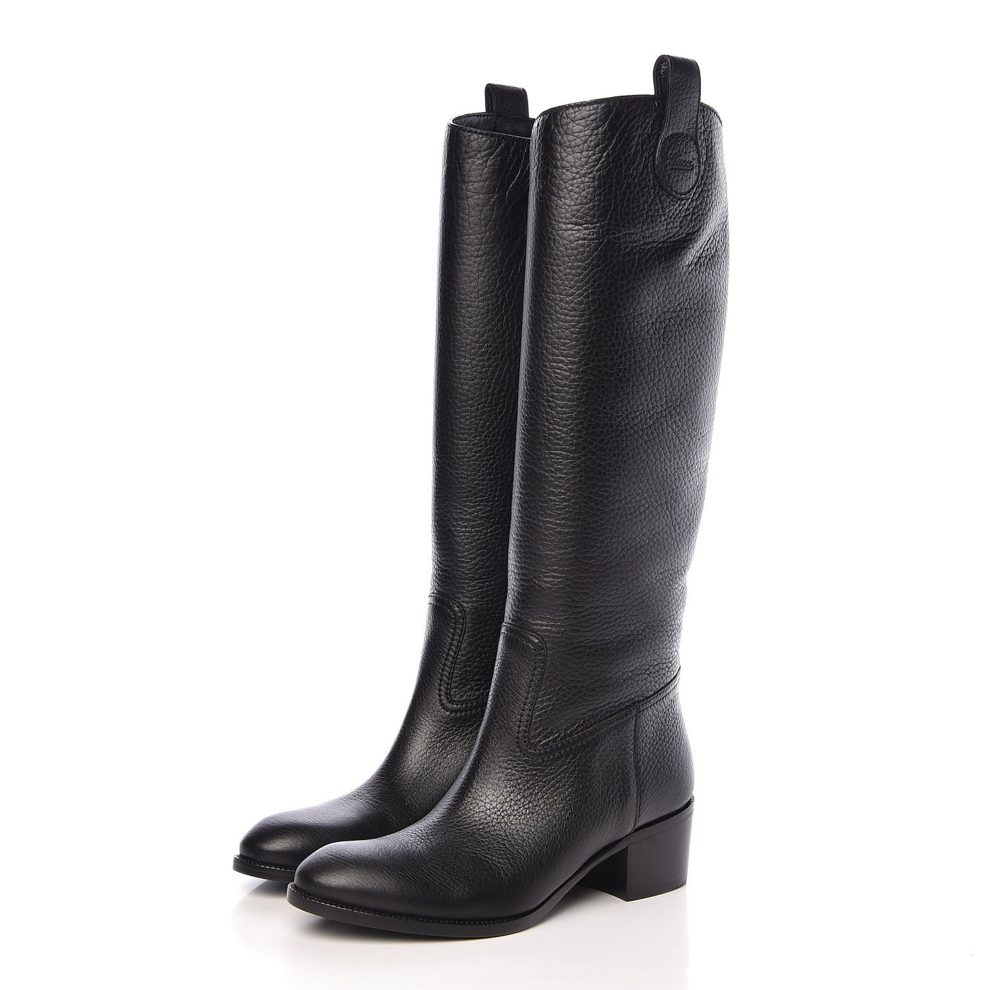 Cellarius Soft Calfskin Riding Boots 36 Black