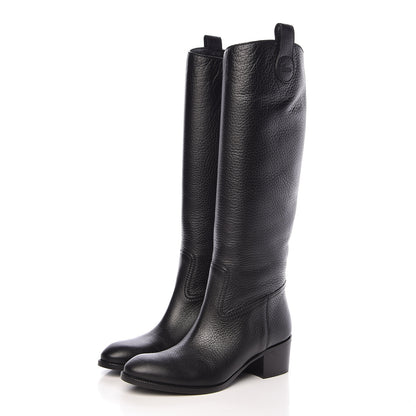 Gucci Cellarius Soft Calfskin Riding Boots 36 Black 3 of 9