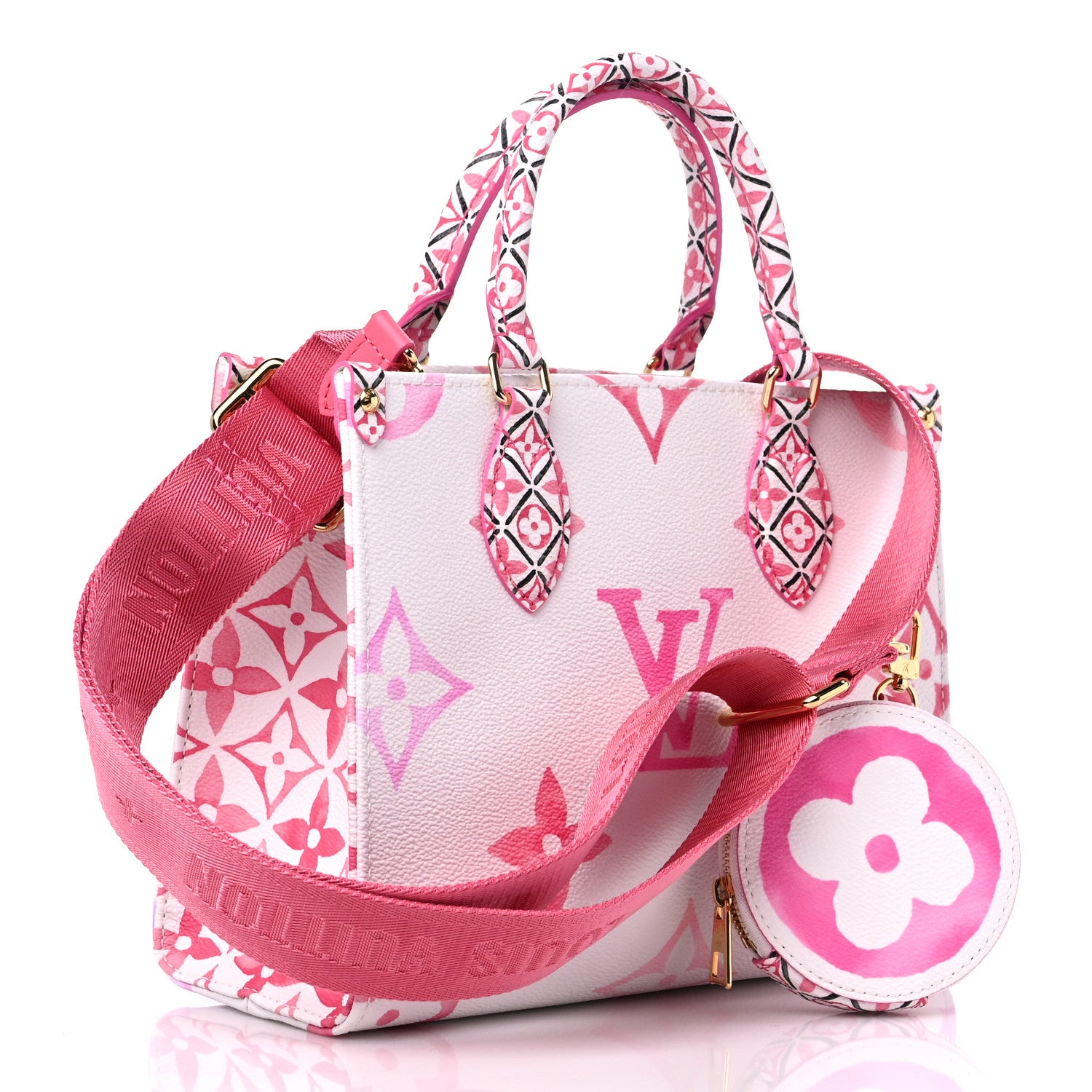 Louis Vuitton Monogram Giant By The Pool 2.0 Onthego PM Pink 3 of 8