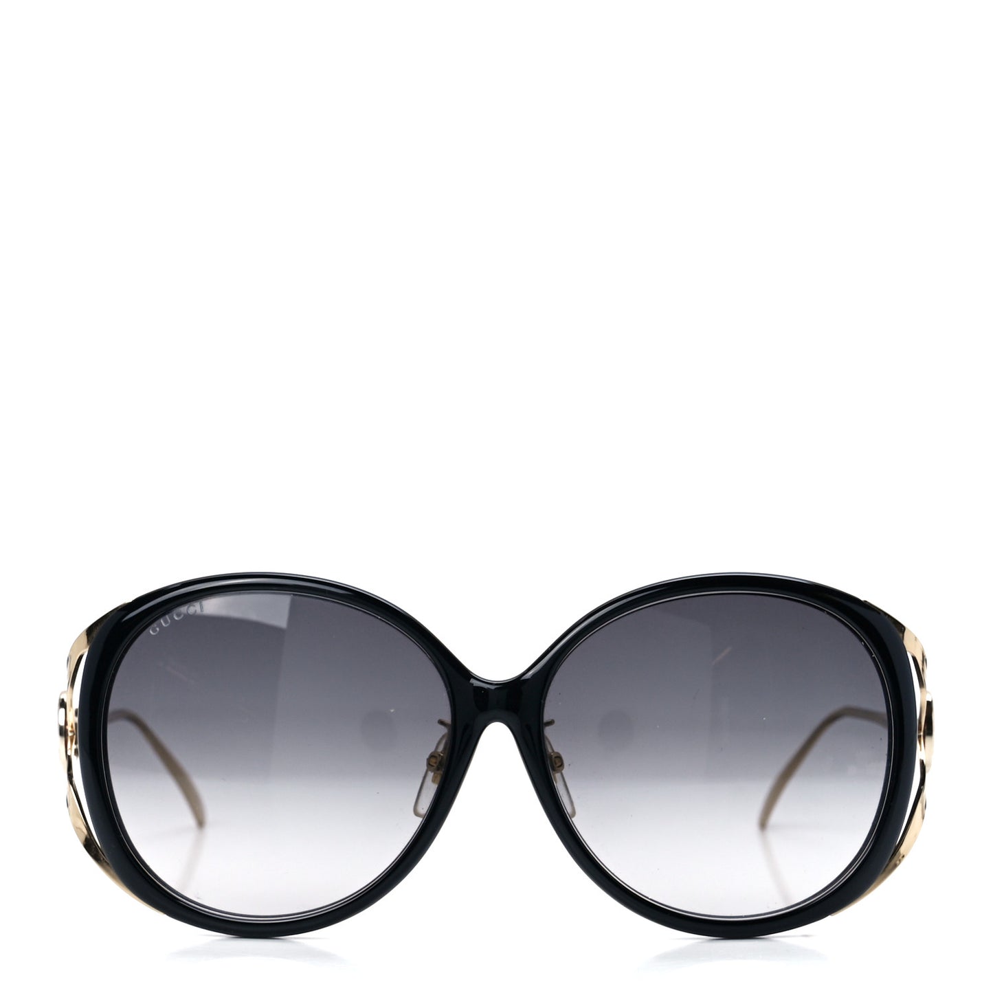 Round Frame Injected GG0226S Sunglasses Black