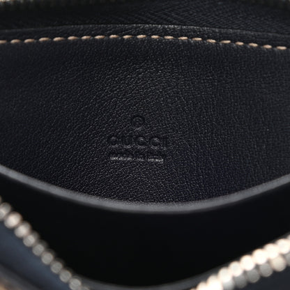 Gucci GG Supreme Monogram Calfskin Compact Wallet Beige Blue 7 of 8