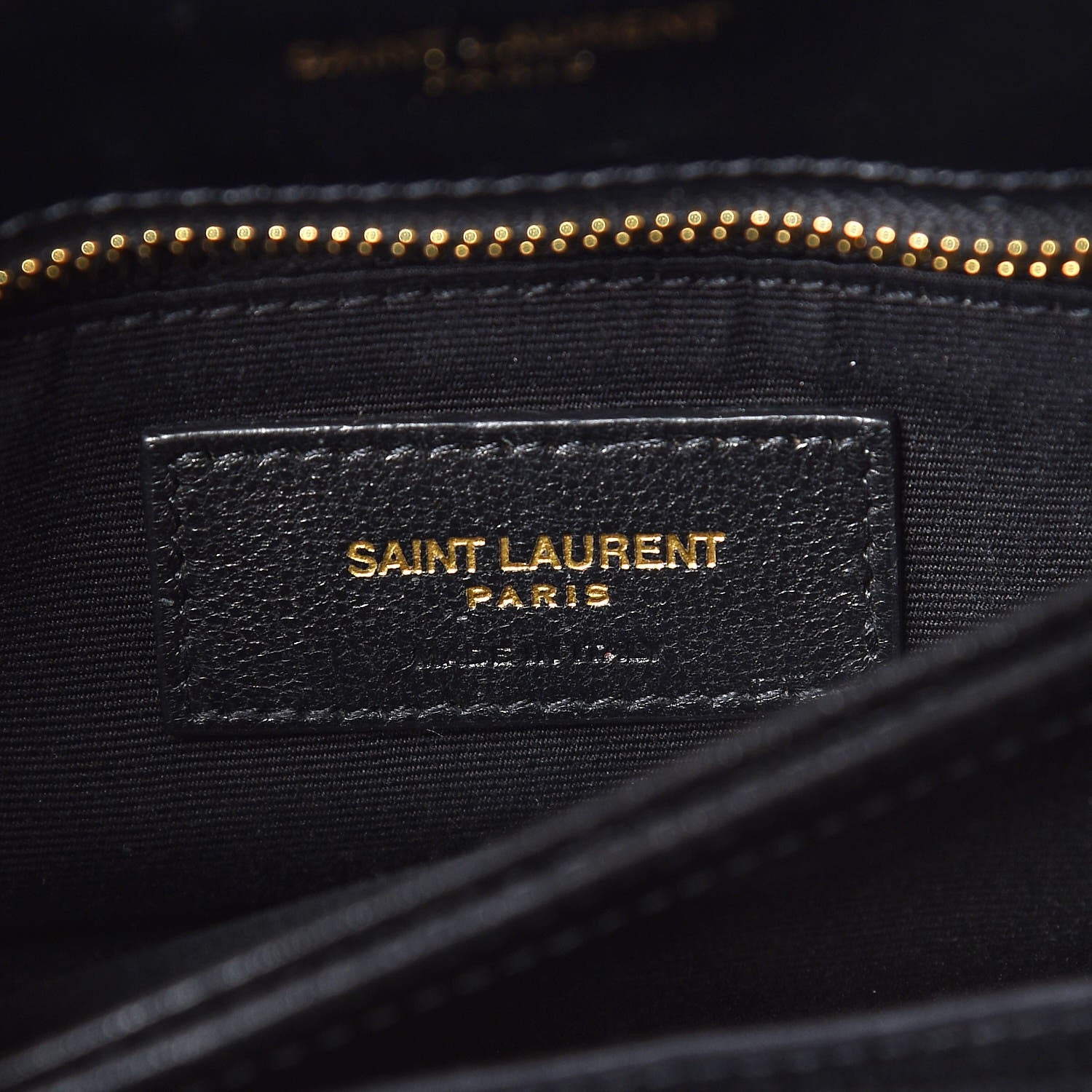 Saint Laurent Calfskin Y Quilted Monogram Toy Loulou Crossbody Bag Black 7 of 8