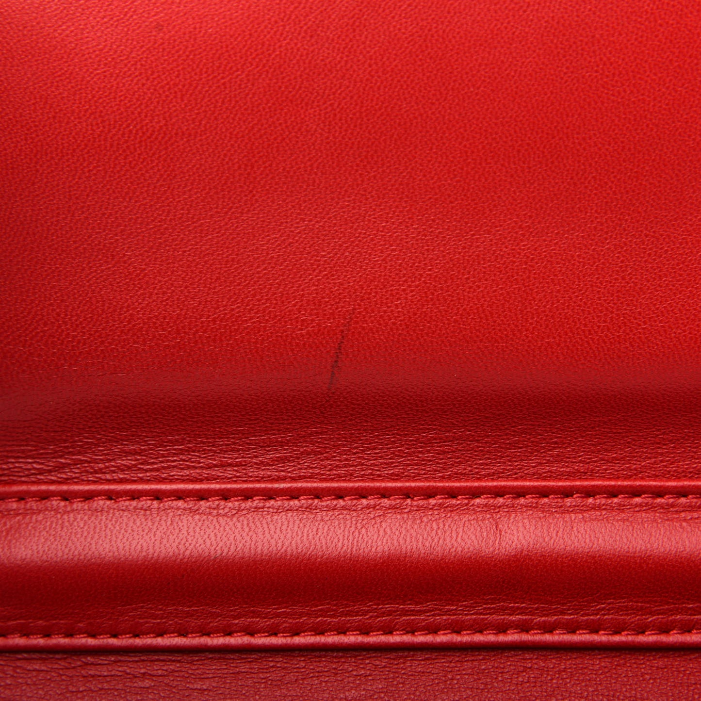 Karung Quilted Clutch Flap Red