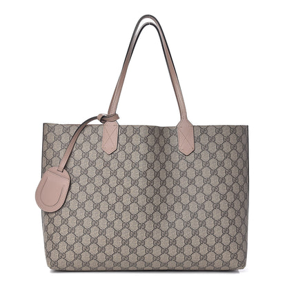 Gucci GG Supreme Monogram Medium Reversible Tote Beige Dark Cipria 1 of 16
