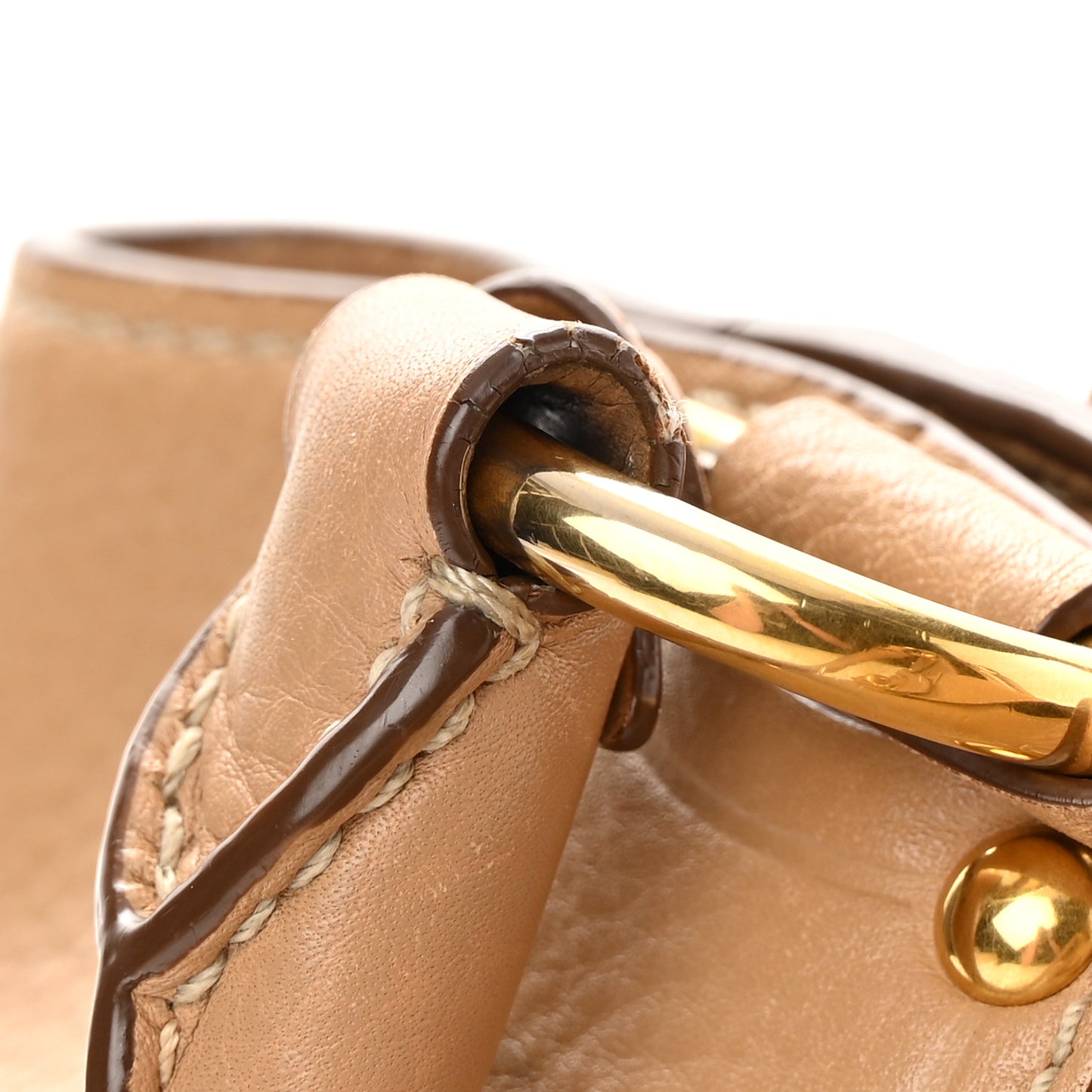Vitello Daino Pushlock Tote Sughero