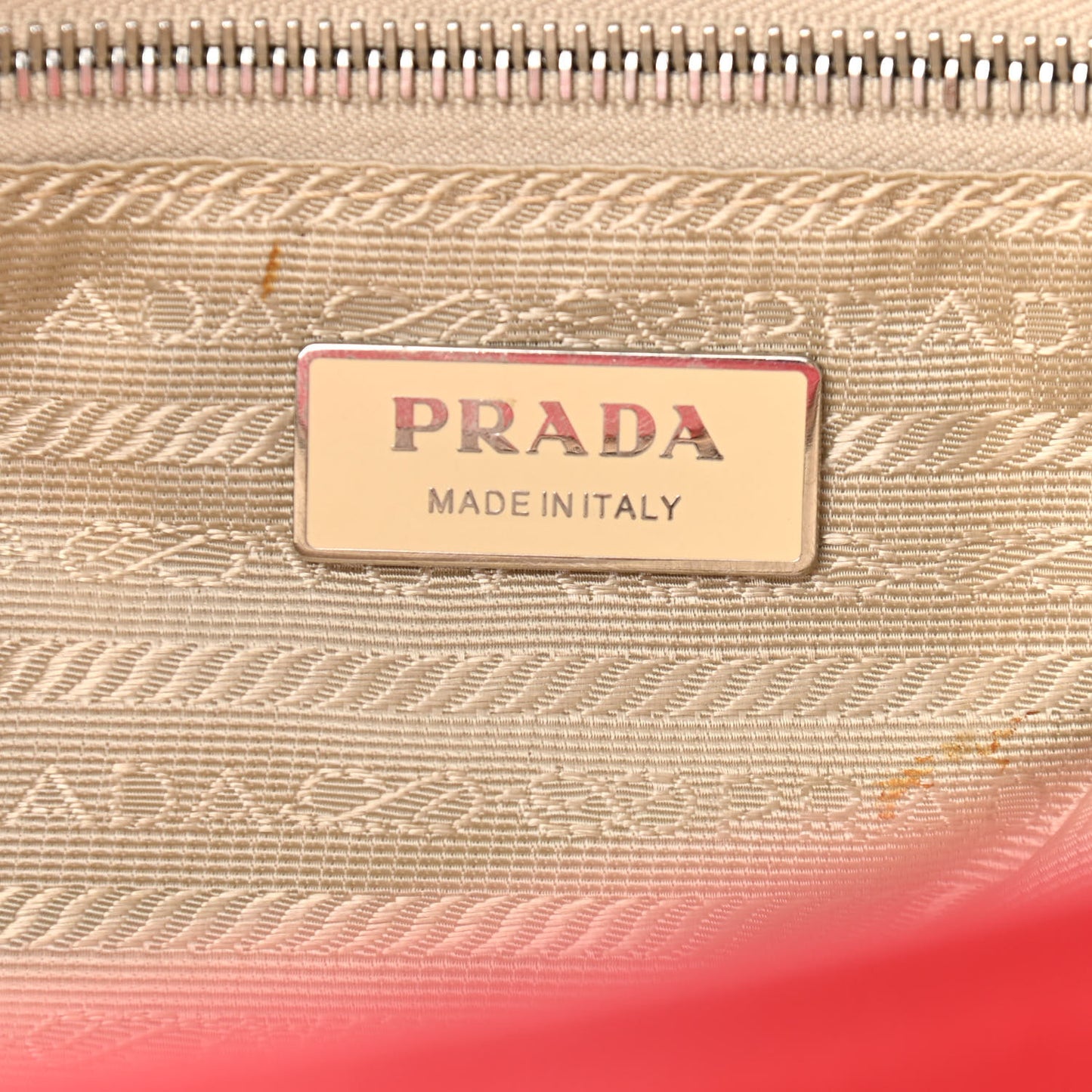 Vitello Daino Tag Satchel Rosso