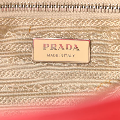 Prada Vitello Daino Tag Satchel Rosso 5 of 11