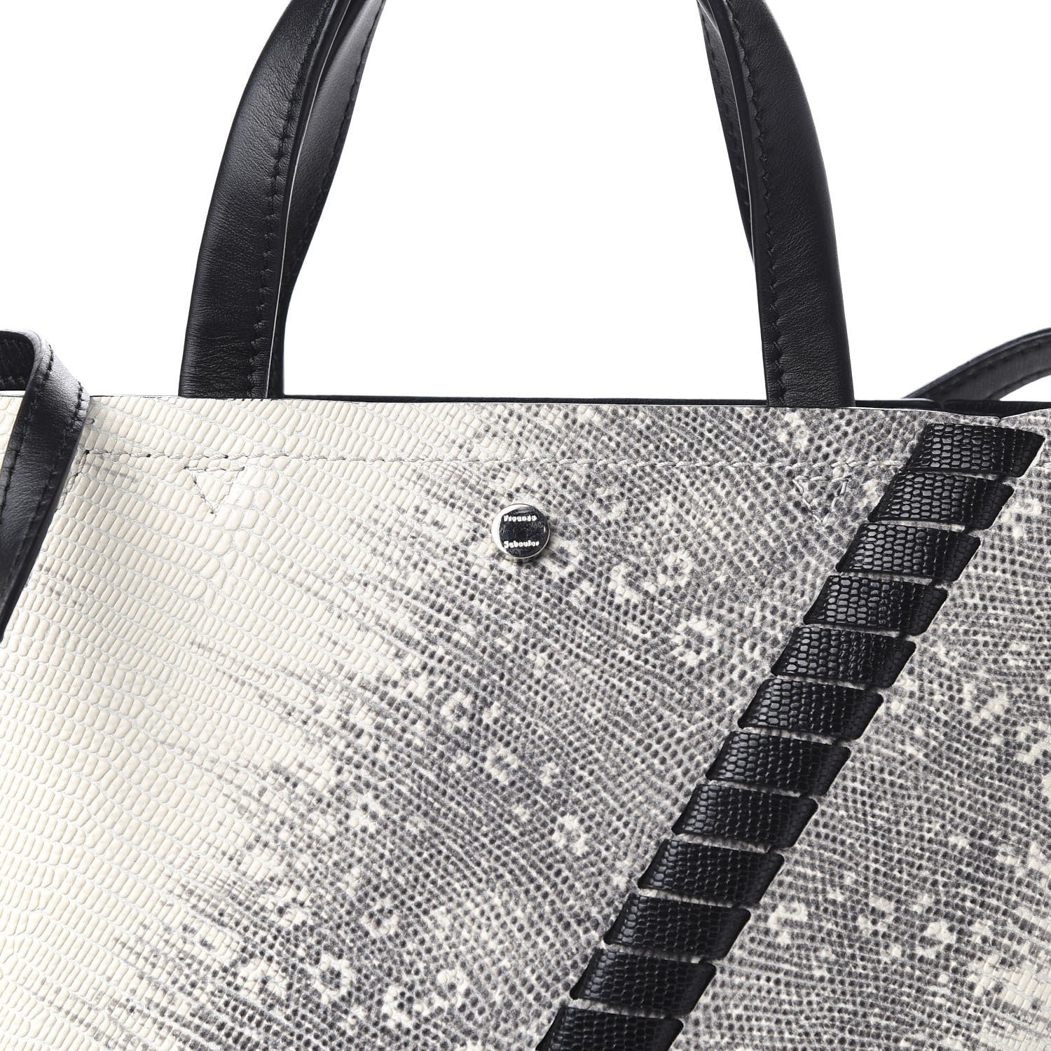 Proenza Schouler Calfskin Lizard Embossed Hex Tote 9 of 9