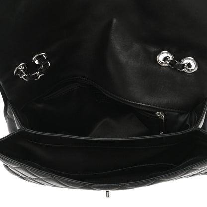 Chanel Lambskin Quilted Large Pagode Piping Flap Black 4 of 17